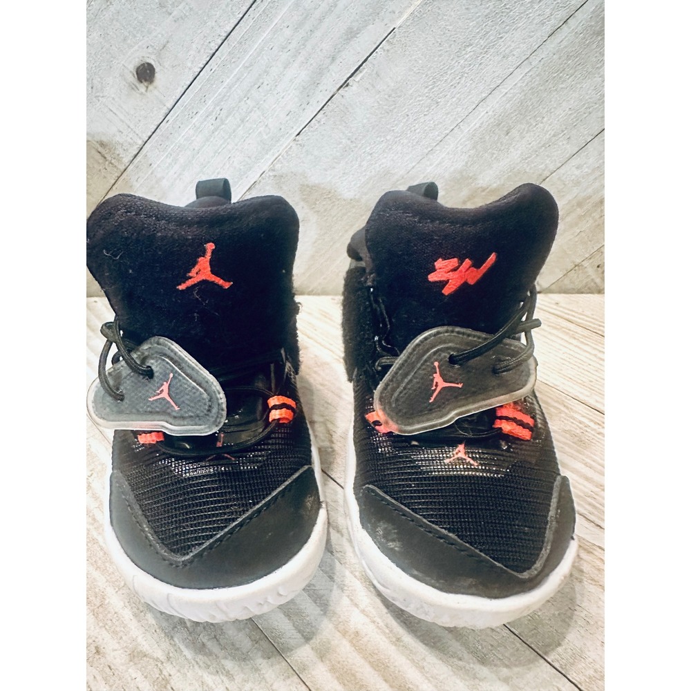 Nike‎ Jordan 4C Toddler Sneakers Black & red Basketball Shoes